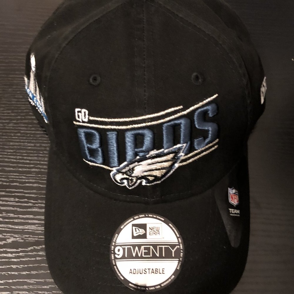 Go Birds Philadelphia Eagles New Era Super Bowl LII Champions 9TWENTY Hat (New)
